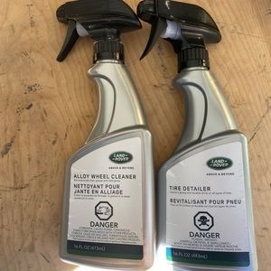 Land Rover cleaning supplies